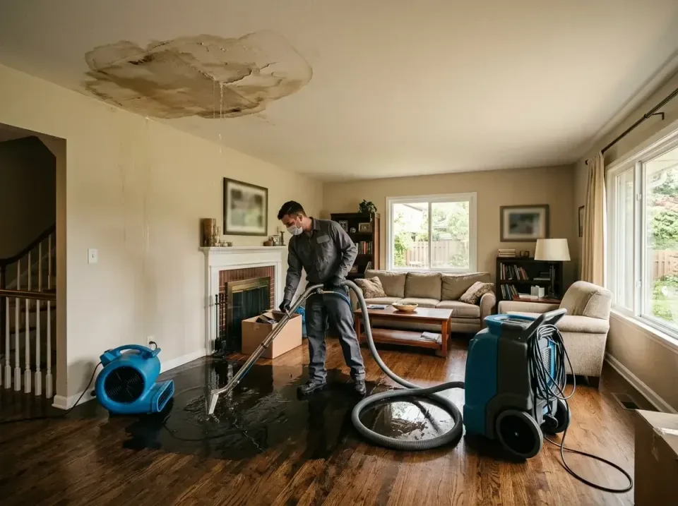 attic-pipe-burst-ceiling-drip-008 — frequently asked questions, Water Damage Restoration & Carpet Care in Swansea, IL